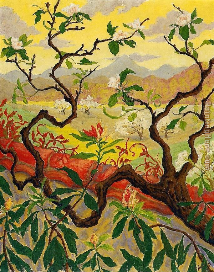 Paul Ranson Japanese Style Landscape painting anysize 50 off